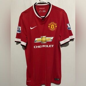 Nike Football Soccer Manchester United 2014/15 Home Jersey Large